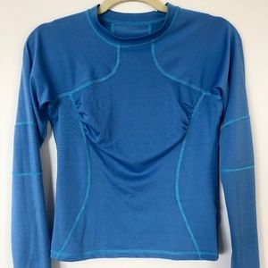 Lululemon Long Sleeve Blue Top